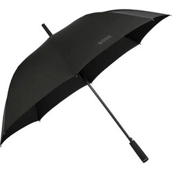 HUGO BOSS HUN520D Ομπρέλα Double B Black & Gun Umbrella