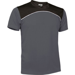 Τεχνικό T-Shirt MAURICE Valento CAVAMAUGB_kids Charcoal Grey-White-Black