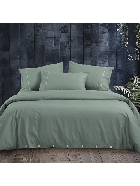 Παπλωματοθήκη Υπέρδιπλη (Σετ 240x220) Nautica By Nef-Nef Homeware Nau Wave Solid Green