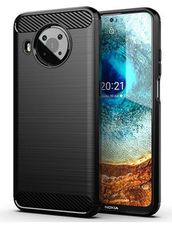 Techsuit - Carbon Silicone - Nokia X10 / X20 - Black