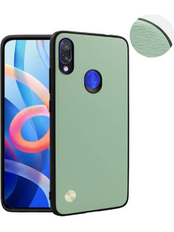 Bodycell Vegan Cover Θήκη Xiaomi Redmi Note 7 / Note 7 Pro Light Green