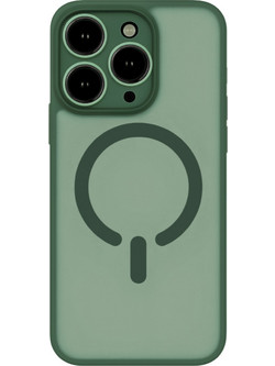 ObaStyle Semiclear Ματ Θήκη MagSafe για iPhone 16 Pro - Σκούρο Πράσινο