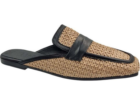 Mago 97627 Black Δερμάτινα Γυναικεία Mules