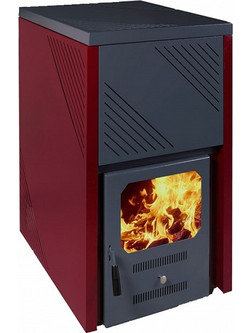 Halcotherm SX 46 Bordeaux Ατσάλινη Ξυλόσομπα Καλοριφέρ 46kW