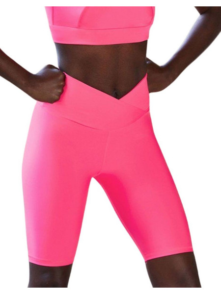 Lismina Ποδηλατικό Γυναικείο Κολάν Push Up Neon Pink 6015