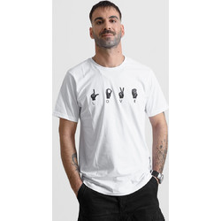 Ανδρικό T-Shirt Cotton4all 25-200 Λευκό - Λευκό