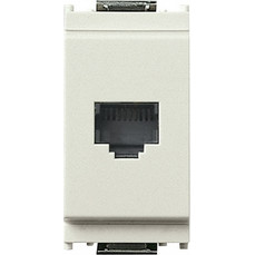 IDEA ΠΡΙΖΑ ΤΗΛΕΦΩΝΟΥ RJ116/4 ΛΕΥΚΗ VIMAR