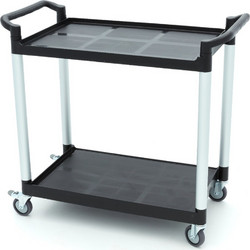 Serving Trolley - 2 Plastic Shelves - 103 x 50,5cm