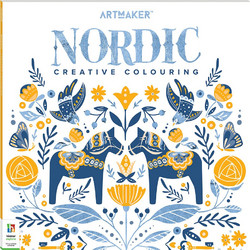 ΒΙΒΛΙΟ ΖΩΓΡΑΦΙΚΗΣ ART MAKER SQUARE - NORDIC (KAL-20)