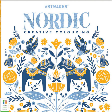 ΒΙΒΛΙΟ ΖΩΓΡΑΦΙΚΗΣ ART MAKER SQUARE - NORDIC (KAL-20)