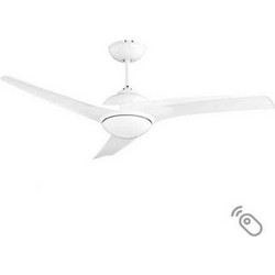 Lineme Gordon 02-00122 Ανεμιστήρας Οροφής 130cm 55W με Φως & Τηλεχειριστήριο Λευκός
