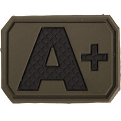 Mil-Tec Patch Ομάδας Αίματος A+ Χακί (16831101)
