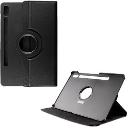 Volte-Tel Leather Book Rotating Stand Black (Galaxy Tab S7)