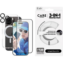CARE by PanzerGlass - 3-in-1 Protection Bundle - MagSafe-Compatible - iPhone 16 Pro
