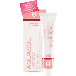 Minerva Pharmaceuticals Aquasol Femina Candidiasis Κρέμα Αντιμυκητιασική 30ml