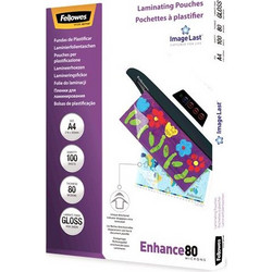 LAMINATOR POUCH IMAGELAST/A4 80 100PCS 5306114 FELLOWES