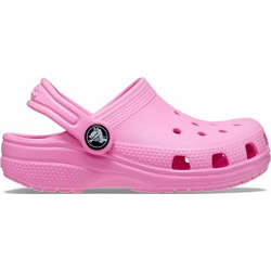 Crocs Classic Clog Παιδικά Παπούτσια Θαλάσσης για Κορίτσι Ανατομικά Ροζ 206990-6SW