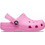Crocs Classic Clog Παιδικά Παπούτσια Θαλάσσης για Κορίτσι Ανατομικά Ροζ 206990-6SW
