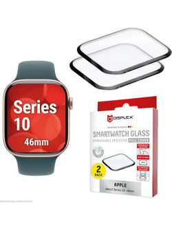 DISPLEX FC GLASS FOR APPLE WATCH 10 46mm black (2pack)