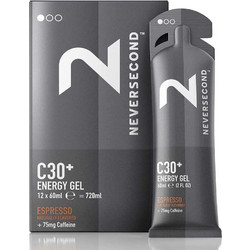 Never Second C30+ Energy Gel With Caffeine Espresso 12x60ml