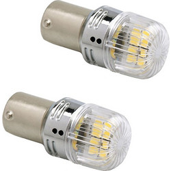 Λάμπες Led P21W BA15S Μονοπολικές 10-30Volt 620Lm 16 Led Λευκό Φως Canbus 14682 2 Τεμάχια