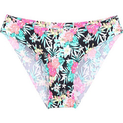 Γυναικείο ψηλόμεσο σλιπ χωρίς ραφές floral MULTICOLOUR