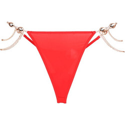 Sexy String με λεπτομέρειες αλυσίδας Κόκκινο