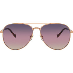 Vogue VO4290S 5152U6 Γυναικεία Γυαλιά Ηλίου Aviator Μεταλλικά Χρυσά με Καφέ Φακό
