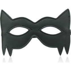 Bondage Open Eye Fox Mask Black