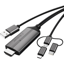 Καλώδιο USB σε HDTV - 3in1 - LD36 - Mirascreen - 884508