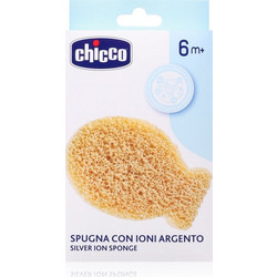 Chicco Silver Ion Sponge 6m+ παιδικό σφουγγαράκι πλυσίματος με ιόντα αργύρου 1 τμχ