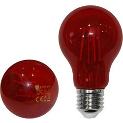 Λάμπα LED FILAMENT A60-E27-6W Κόκκινο ADELEQ 13-272162