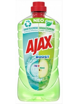Ajax Boost Καθαριστικό Πατώματος Μήλο + Ξύδι 1lt