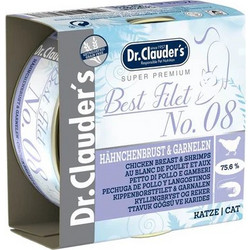 Dr. Clauder's Super Premium Best Filet No. 03 with Tuna & Chicken Breast 70gr