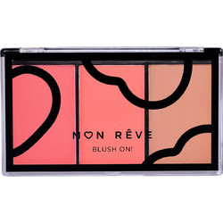 Mon Reve Blush On 01 Peachy Blush Palette