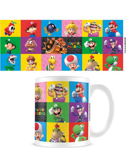 Nintendo - Super Mario 3D Friends & Foes White Pod Mug - White
