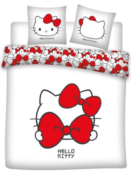 SANRIO - Duvet Cover 240x220cm + 2x65x65cm - Hello Kitty