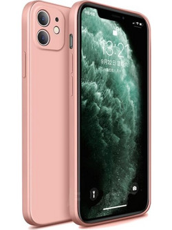 Bodycell Square Liquid Back Cover Pink (iPhone 11)