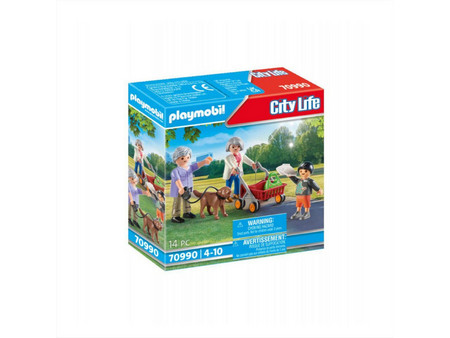 Playmobil City Life Παππούς & Γιαγιά με Εγγονάκι για 4-10 Ετών 70990