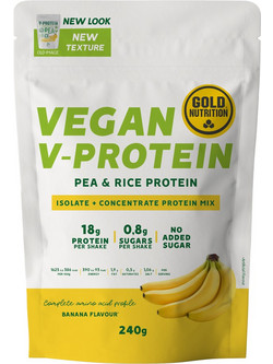 Gold Nutrition V-Protein Banana Φυτική Πρωτεΐνη 240gr