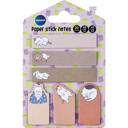 ΣΕΛΙΔΟΔΕΙΚΤΕΣ CENTRUM PAPER CUTE CAT 68 x15mm & 45x23mm (6x20φυλ.)