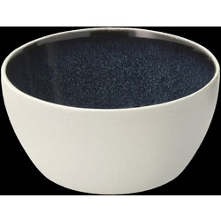 Bitz Μπωλ Πρωινού Stoneware Φ12 Εκ. 400 ml - Gastro White/Dark Blue