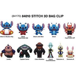 STITCH IN SPACE - Exclusive 4 - 3D Foam Bag Clip (Display 24 Pcs)
