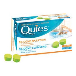 PHARMAQ Quies Silicone Swimming Earplugs 3 Ζευγάρια