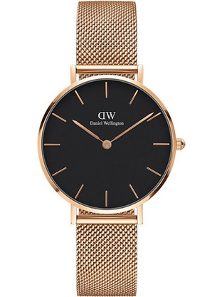 Daniel Wellington Petite Γυναικείο Ρολόι με Χρυσό Μεταλλικό Μπρασελέ DW00100161