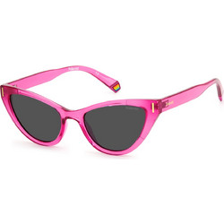 Polaroid Eyewear PLD6174/S MU1/M9 Γυναικεία Γυαλιά Ηλίου Cat Eye Κοκάλινα Ροζ με Μαύρο Polarized Φακό