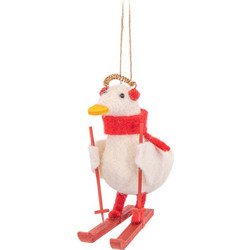 Χριστουγεννιάτικο Στολίδι Skiing Goose Sass and Belle FELTXM161