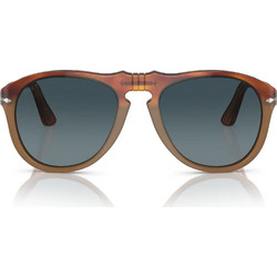 Persol PO0649 1025S3 Ανδρικά Γυαλιά Ηλίου Aviator Κοκάλινα Ταρταρούγα με Μπλε Degradee Φακό