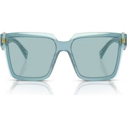 Prada PR24Z/S 15I0/2F Γυναικεία Γυαλιά Ηλίου Τετράγωνα Κοκάλινα Μαύρα Ροζ με Μπλε Polarized Φακό
