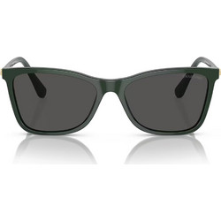 Swarovski SK6004 102687 Ανδρικά Γυαλιά Ηλίου Τετράγωνα Κοκάλινα Μαύρα με Μαύρο Polarized Φακό